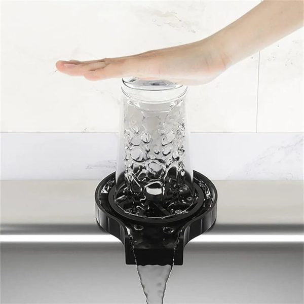 Automatic Glass Rinser and Cup Washer for Kitchen Sink