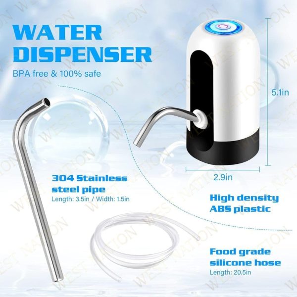 Auto Suction Electric Dispenser Bottle pump ( Random Color )