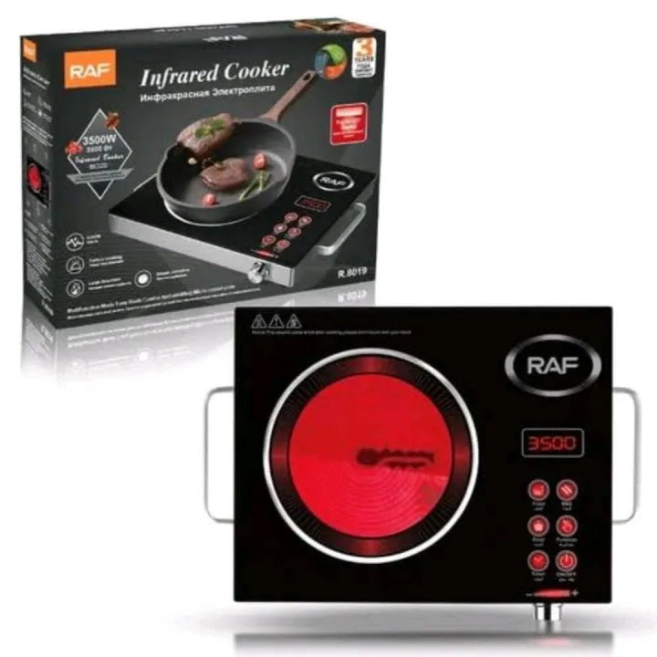 RAF Electric Stove, Infrared Cooker, HotPlate, Electric Chula - 2500 Watts