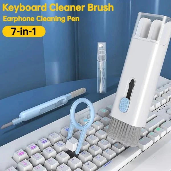 7-in-1 Headset & Keyboard Cleaning Kit | Scalable Earphone Cleaner Brush & Pen